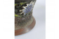 Grand vase chinois antique dynastie Qing en bronze cloisonné