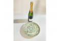 Assiette Chinoise mandarine en porcelaine, vers 1850