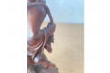Statue chinoise en bois sculpté, vers 1900