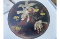 Boîte Japonaise cylindrique, peinture laqué, début XXème