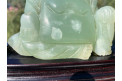 Sculpture chinoise de Bouddha rieur en jade, XXe siècle