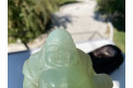 Sculpture chinoise de Bouddha rieur en jade, XXe siècle