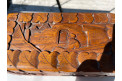 Boîte Chinoise en bois sculpté, 20eme siècle
