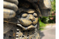 Sculpture Chinoise de Samouraï en Bois doré, début XXe siècle