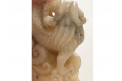 Sceau en stéatite, sculpté et poli, Chine 1930