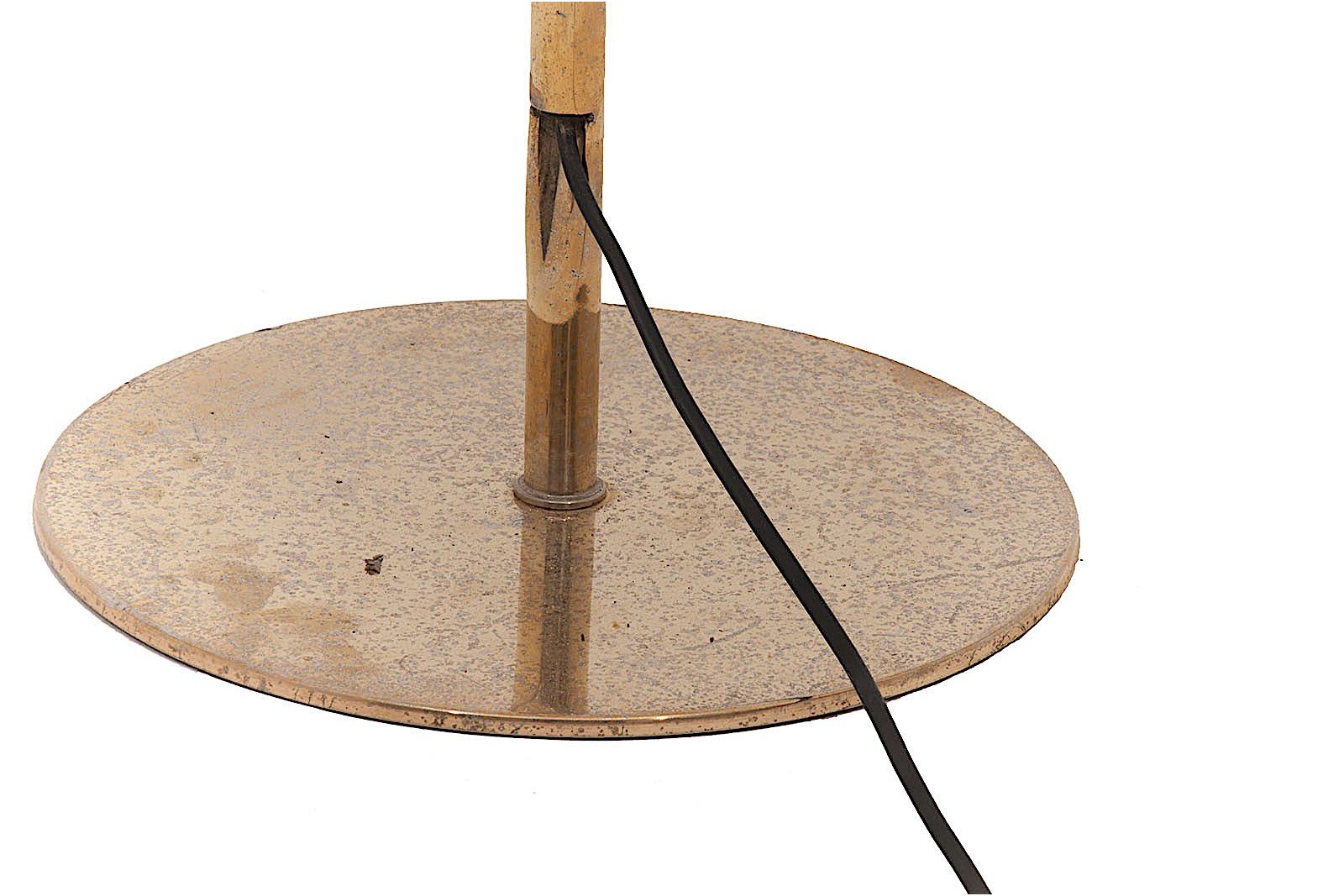 Lampadaire vintage à bras articulé en deux parties en ...