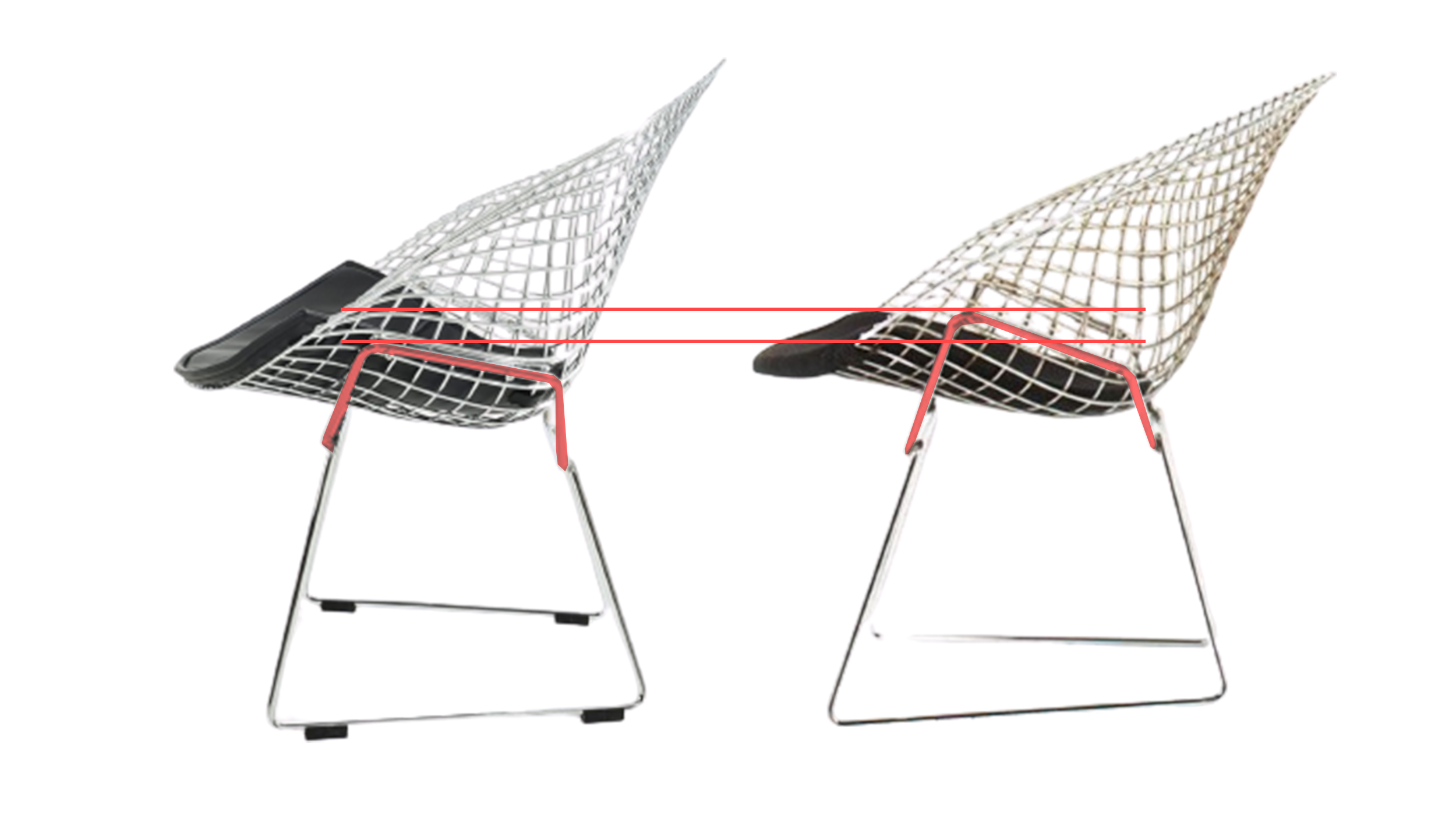 attaches diamond chair