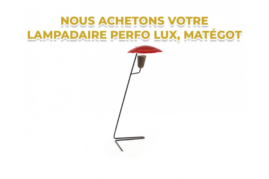 Lampadaire Perfo Lux Matégot prix