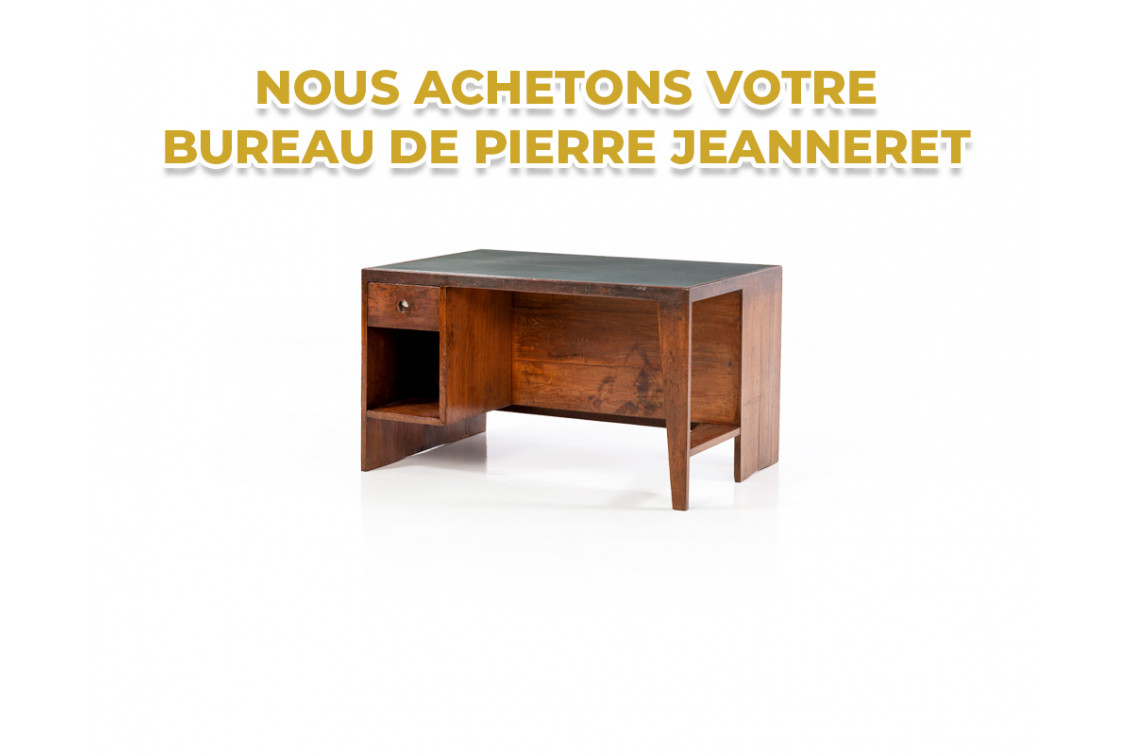 Bureau à casier Pierre Jeanneret prix