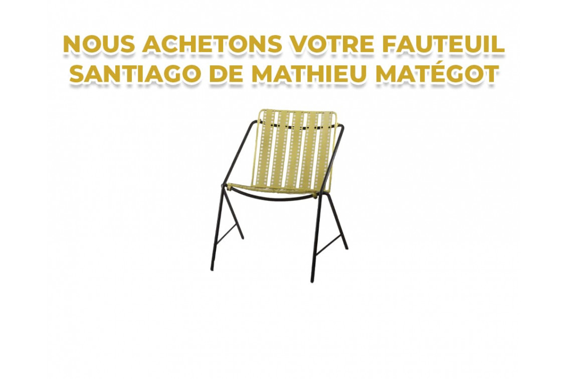 Fauteuil Santiago Mathieu Matégot prix