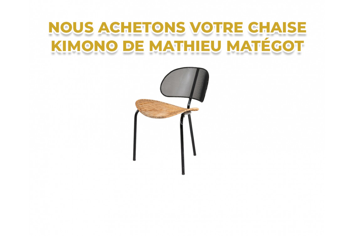 Chaise Kimono Mathieu Matégot prix