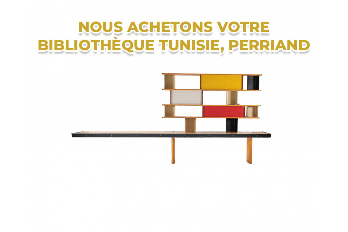 Bibliothèque Tunisie Charlotte Perriand prix